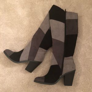 Heeled Patterned Boots